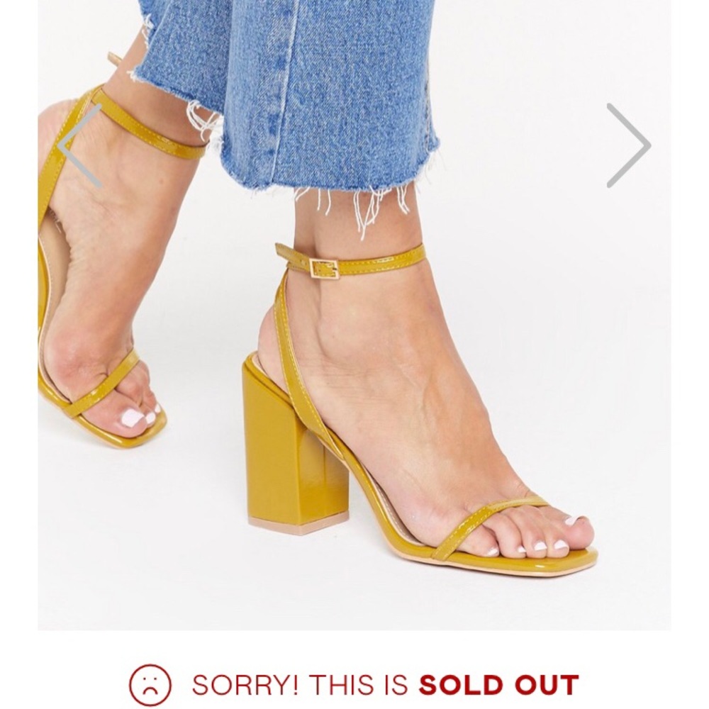 Nastygal Block Heel Sandals.